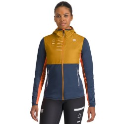 Termisk damejakke Sportful Rythmo W 2024 tre gul / galaksen blå
